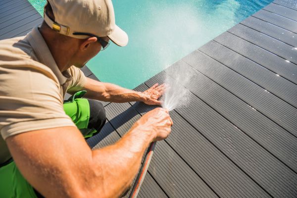 Pool Area Power Washing in Arroyo Grande